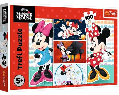 Imagen del producto de Puzzle 100 - Minnie Divertida Disney Trefl 16517