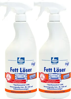 Produktbild von Dr. Becher Fett Löser 1L hochwirksamer Öl- und Fettlöser (2er Pack)