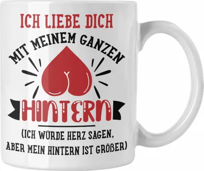 Produktbild von Trendation -  Tasse für Freund Geschenk mit Sprüchen Valentinstag Kaffeetasse Spruch Liebe (Weiß)