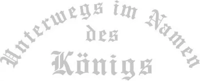 Produktbild von Aufkleber Applikation - Unterwegs im Namen des Königs - AP3996 - versch. Größen Color - silber Größe - 40cm