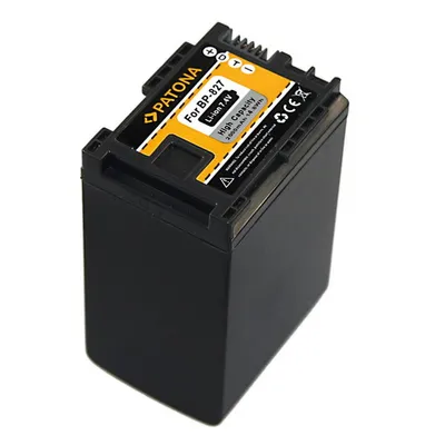 Produktbild von Patona Akku kompatibel mit Canon BP-827 2000mAh / 7.4V / 14.8Wh