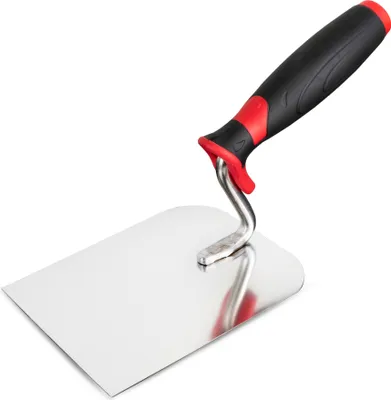Image de Truelle de maçon Truelle en acier inoxydable Spatule 100 mm