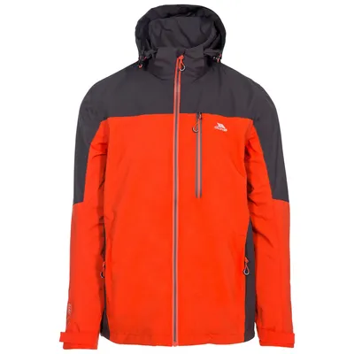 Produktbild von Trespass Herren Outdoorjacke Tappin mit Kapuze, wasserfest TP4745 (L) (Feuerrot)