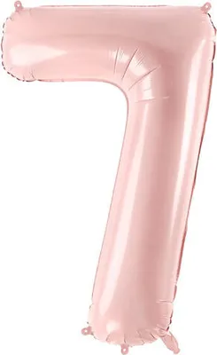 Obrázek produktu pro Balón fol.Cyfra 7 72cm j.růžový 34426