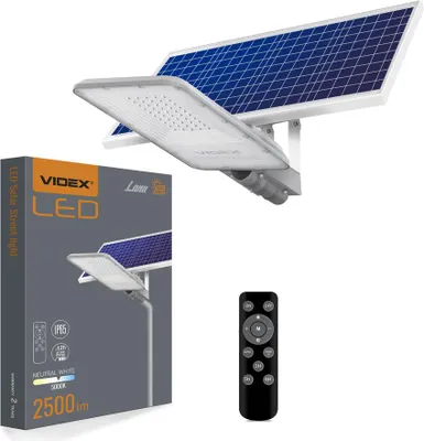 Obrázek produktu pro Solární LED pouliční svítidla Lana 30W/5k Vle-SLSO-305 videx