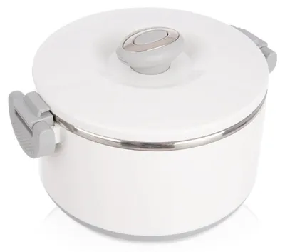 Produktbild von Edelstahl-Thermoskanne, 1,6 l, Weiß