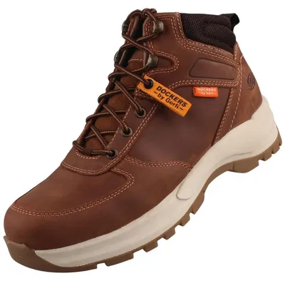 Immagine prodotto di Stivali da uomo in pelle Dockers by Gerli, color marrone, modello 53KL003-400470