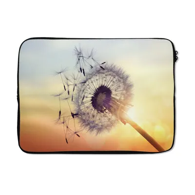 Produktbild von MuchoWow® Laptop Hülle 14 ZollLöwenzahn Laptoptasche - Laptoptasche - Stoßsicher - Schutzhaube