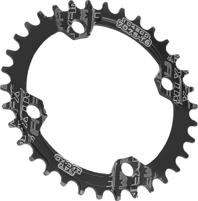 Obrázok produktu pre 01 02 015 Cyklistický úzky široký reťazový krúžok, robustný bicykel s jedným reťazovým krúžkom pre cestný bicykel pre horský bicykel (čierny)
