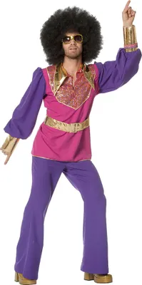 Produktbild von Disco Fever Kostüm Herren pink gold Größe: 48