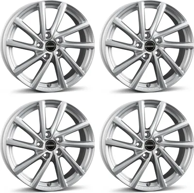 Produktbild von 4 Borbet Felgen V 7.0x18 ET52 5x112 SIL für Audi A3 S3 TT 5x112 SIL für Audi A3 S3 TT Aluräder