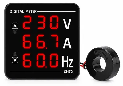 Productafbeelding van AC digitale multimeter, voltmeter, ampèremeter, frequentiemeter