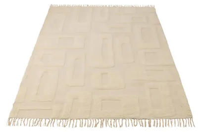 Produktbild von Wollteppich mit abstraktem Muster