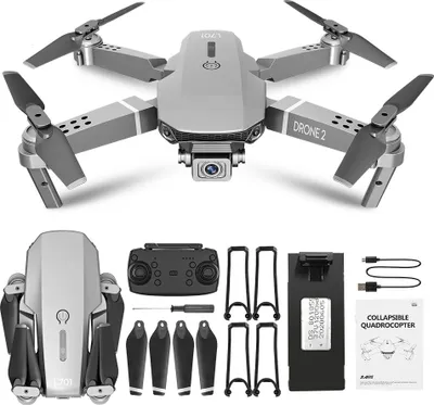 Produktbild von L701 Fernbedienung Drohne Weitwinkel 4K 720P 1080P HD Kamera Quadcopter Faltbares WiFi FPV Vierachsiger Höhenhalter VS E68 1080P_Speicherbeutel