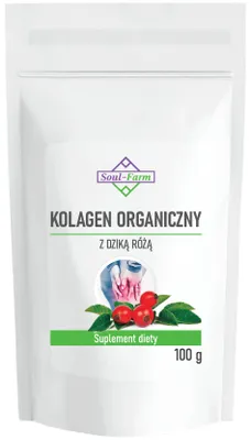 Zdjęcie produktu dla KOLAGEN RYBI Z DZIKĄ RÓŻĄ W PROSZKU 100 g - SOUL FARM