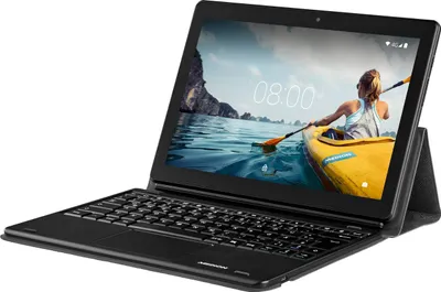 Produktbild von MEDION Tablet Tastatur Dock MD 61763 Passgenaues Design (Für MEDION LIFETAB E10604, E10606, E10608, E10700, E10702, E10703 E10711, E10713)