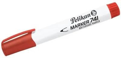 Obrázek produktu pro Pelikan 742, 10 kusů, Červená, Rozšířený hrot, Červená, Bílá, Kulatý