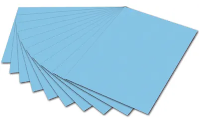 Produktbild von Folia Paper - Fotokarton Folia 2Z 50x70cm 300gr Nr30 Hellblau | Außenschachtel ein 10 Stück