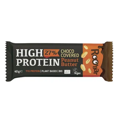 Produktbild von High Protein Riegel Choco Covered - Peanut Butter 40g