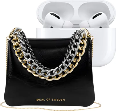 Produktbild von IDEAL OF SWEDEN, Mini-Tasche für AirPods Modell Edge Abnehmbarer Gurt, Schwarz