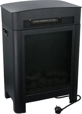 Obrázok produktu pre Elektrický krb Classic Fire Modena s vykurovaním a otvoreným ohňom - Dekoratívny krb s LED osvetlením - Nastaviteľný termostat - 2 stupne ohrevu 1800W/2000W - 41 x 59 x 26 cm - Čierna