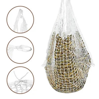 Immagine prodotto di Jopassy rete per fieno portafieno rete per attività rete per sacchi di fieno rete per mangimi, cavalli extra a maglie strette 3cm rete 1 pezzo 120 x 90cm