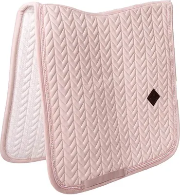 Produktbild von Kentucky Horsewear Saddle Pad Velvet Mini Pearls Show Dressage, Farbe:Old Rose, Größe:Full