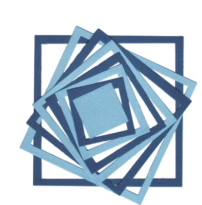 Produktbild von SIZZIX Stanzform Präge Stanzschablone Cutting Die, Squares 657565