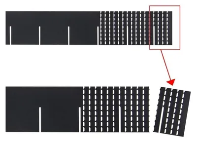 Produktbild von ADB Universaleinteiler, 60 cm, Anthrazitgrau (RAL 7016)