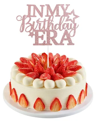 Cake Topper „In My Birthday Era“ – Geburtstagsdeko, 22,5 cm