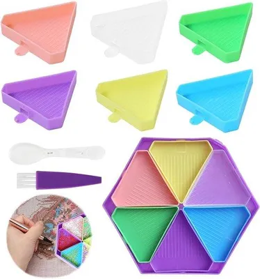 Produktbild von Diamanten Kunstmalerei Werkzeugset mit Zubehör und DIY Werkzeugen für Diamanten Schmuckkunst
