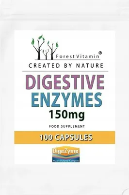 Produktbild von Forest Vitamin Verdauungsenzyme Komplex 150mg Laktase STARK 100 Kapseln