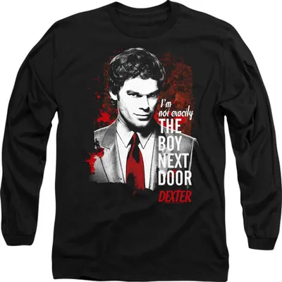 Image de Dexter - "Boy Next Door" T-shirt unie homme/femme TV11026 (XL) (Noir)