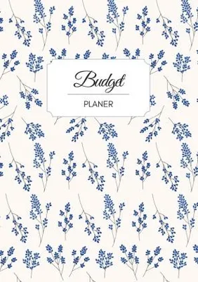 Produktbild von Budget Planer deutsch A5 Blumen blau weiß floral | undatiert 1 Jahr |