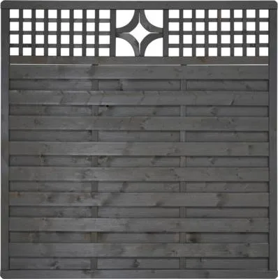 Produktbild von Zaun Hauptelement Konsta Livia 180 x 180 cm anthrazit