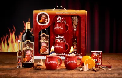 Produktbild von Feuerzangentasse Geschenkset | Klassisch | Rot