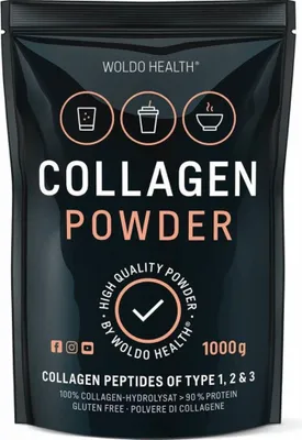 Zdjęcie produktu dla WoldoHealth 100% kolagen wołowy 1000 g