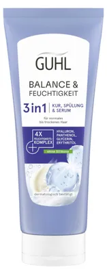 Obrázok produktu pre Guhl, komplexná starostlivosť 3 v 1: šampón, kondicionér a sérum, 200 ml