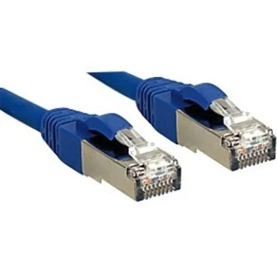 Produktbild von LINDY Patchkabel Cat6A S/FTP PIMF LSZH blau 5.00m