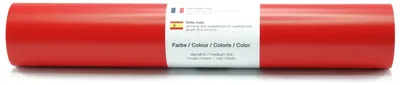 Produktbild von Kreativplotter Vinylfolie matt SIGNALROT 30,5x300 cm