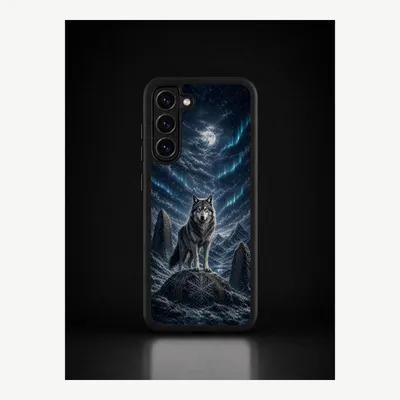 Zdjęcie produktu dla Etui do telefonu Samsung S23 Plus, pokrowiec ochronny z motywem wilka – LUNØIR ©