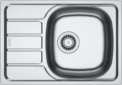 Produktbild von Franke Smart SKL 611-62/44 Einbauspüle Edelstahl für Unterschränke ab 45 cm, Handbetätigung - INKL.