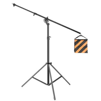 Zdjęcie produktu dla Statyw fotograficzny, wysuwany na wysokość 4 m, całkowicie metalowa konstrukcja