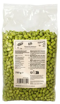 Produktbild von KoRo I Geröstete und gesalzene Edamame Bohnen 750 g