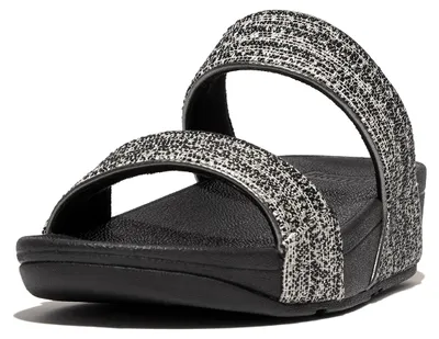 Produktbild von FITFLOP FitFlop Lulu Shimmerweave Slides SCHWARZ 41