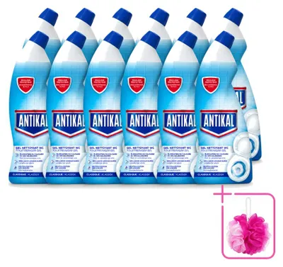 Produktbild von 12 x Antikal Toiletreiniger - 750 ml - Sparpackung - 12 Stücke