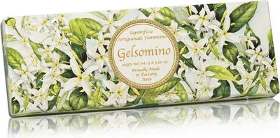 Produktbild von Saponificio Artigianale Fiorentino Jasmin Seife Geschenkbox 3x 100 g
