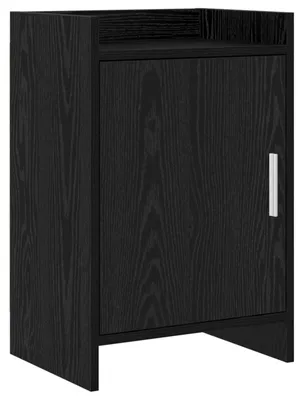 Produktbild von vidaXL Nachttische Schwarze Eiche 40 x 30 x 60 cm Holzwerkstoff