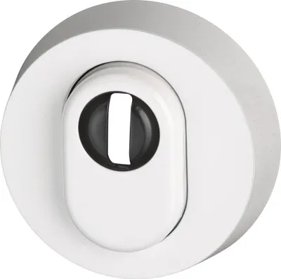 Produktbild von ABUS Schutzrosette mit Zylinderschutz RHZS415 W für Holztüren weiß 05703