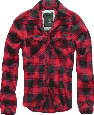 Zdjęcie produktu dla Brandit Koszula w kratę z długim rękawem czerwony/czarny , 4XL